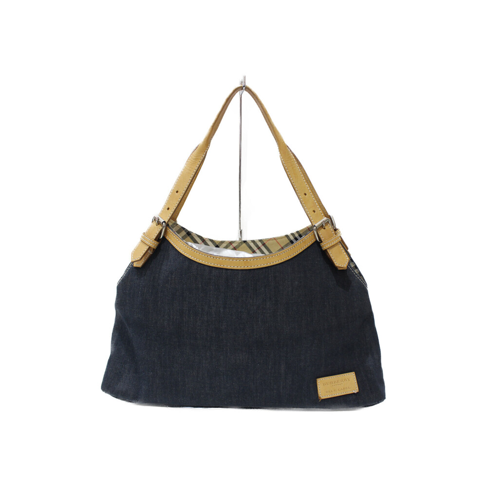 Burberry Denim Label Blue Bag Tote - Picture 2 of 7